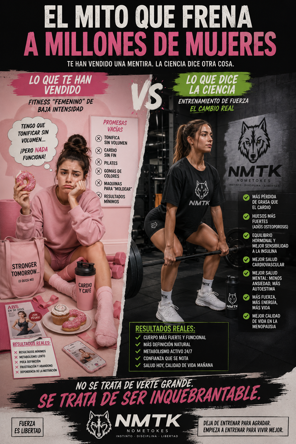 Mujer y entrenamiento de fuerza: lo que la ciencia dice y nadie te cuenta
