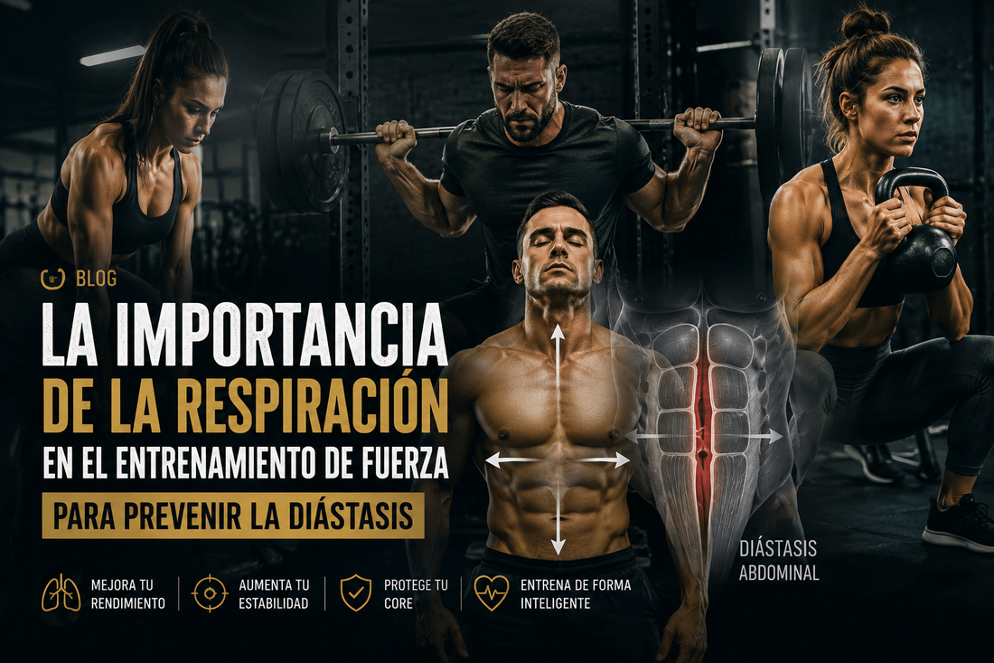 La importancia de la respiración en el entrenamiento de fuerza para prevenir la diástasis