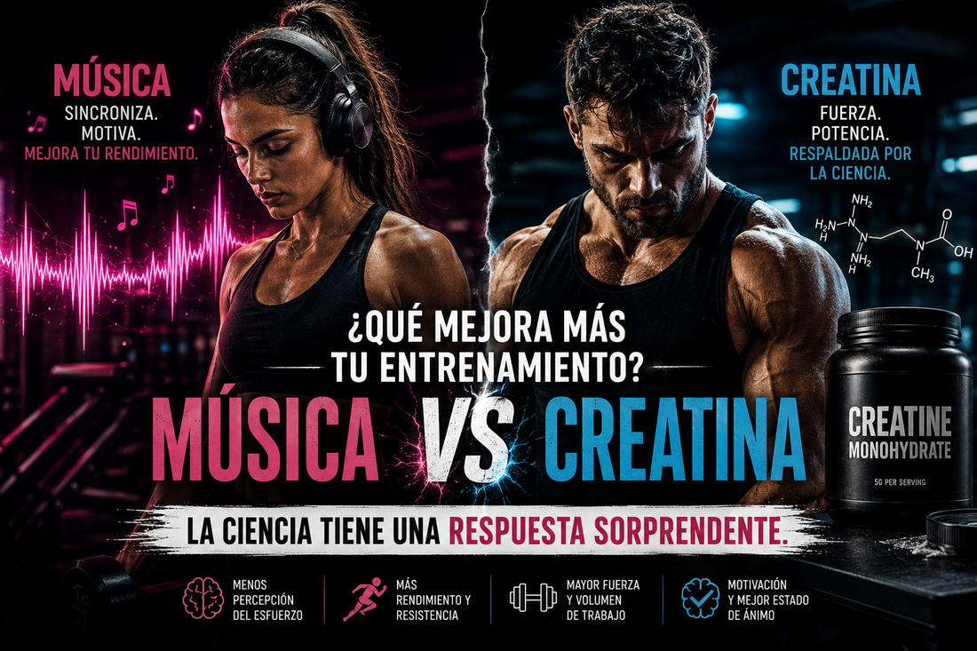 La música en el entrenamiento: ¿comparable a la creatina?