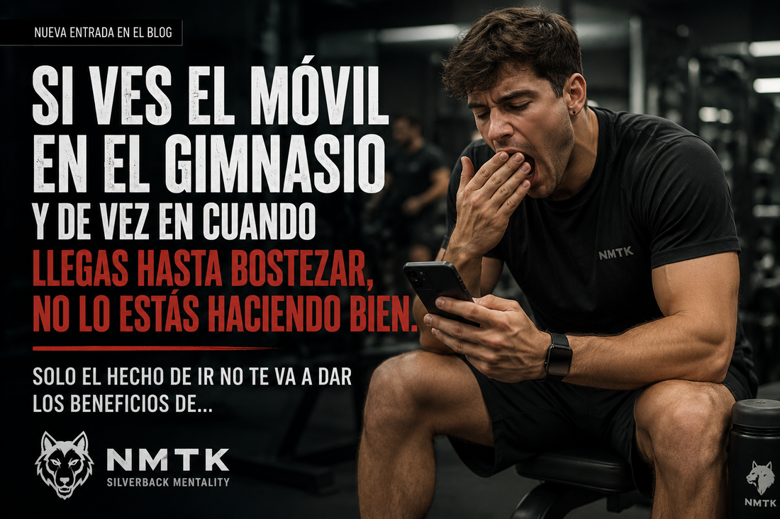 Si ves el móvil en el gimnasio, no lo estás haciendo bien