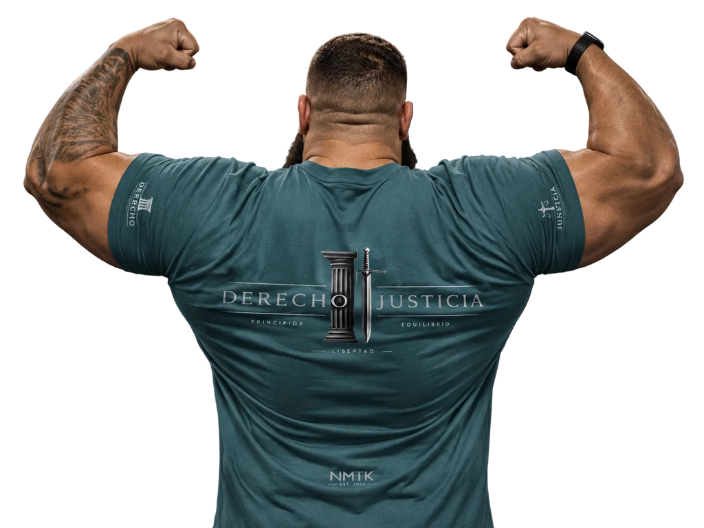 Camiseta Gran Bro Derecho & Justicia — diseño del estampado — NMTK