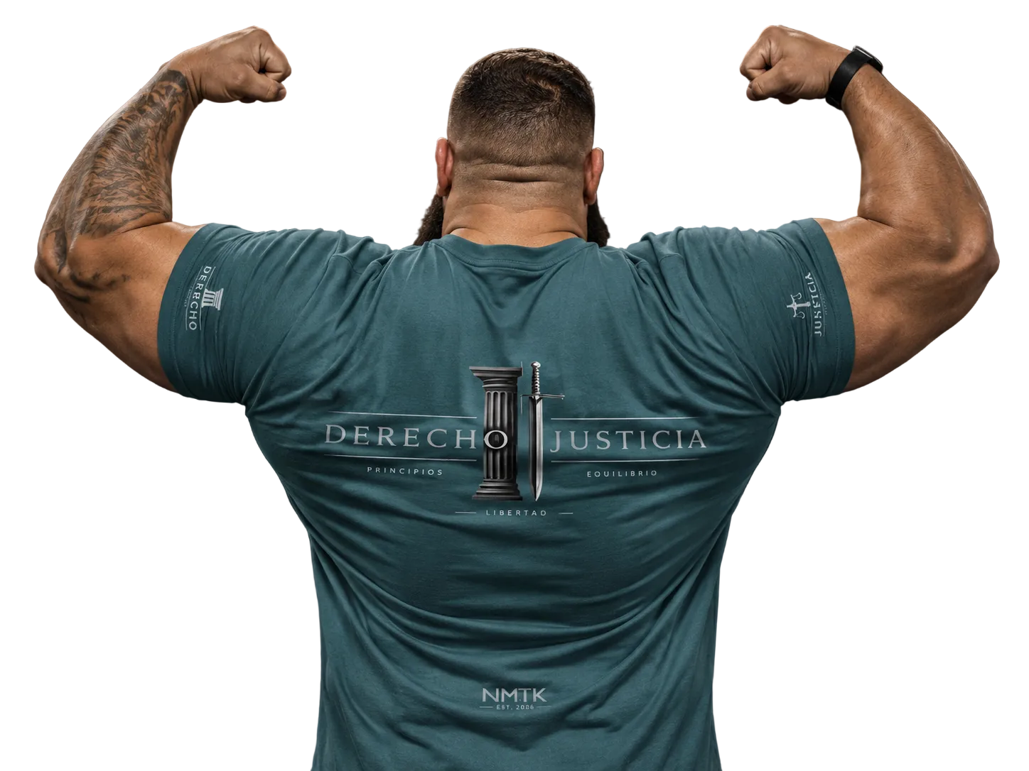 Camiseta Gran Bro Derecho & Justicia — diseño del estampado — NMTK