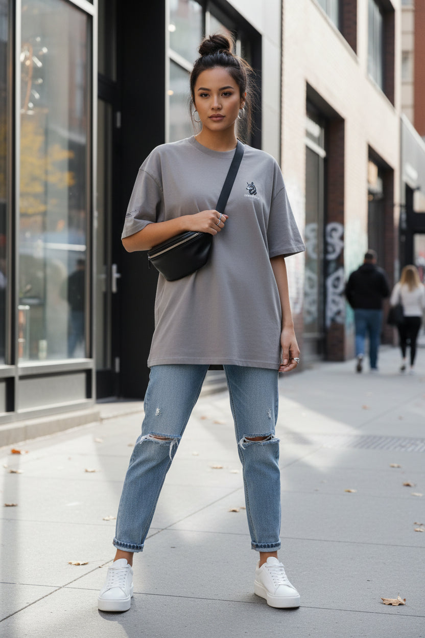 Camiseta Oversize Born to Hunt