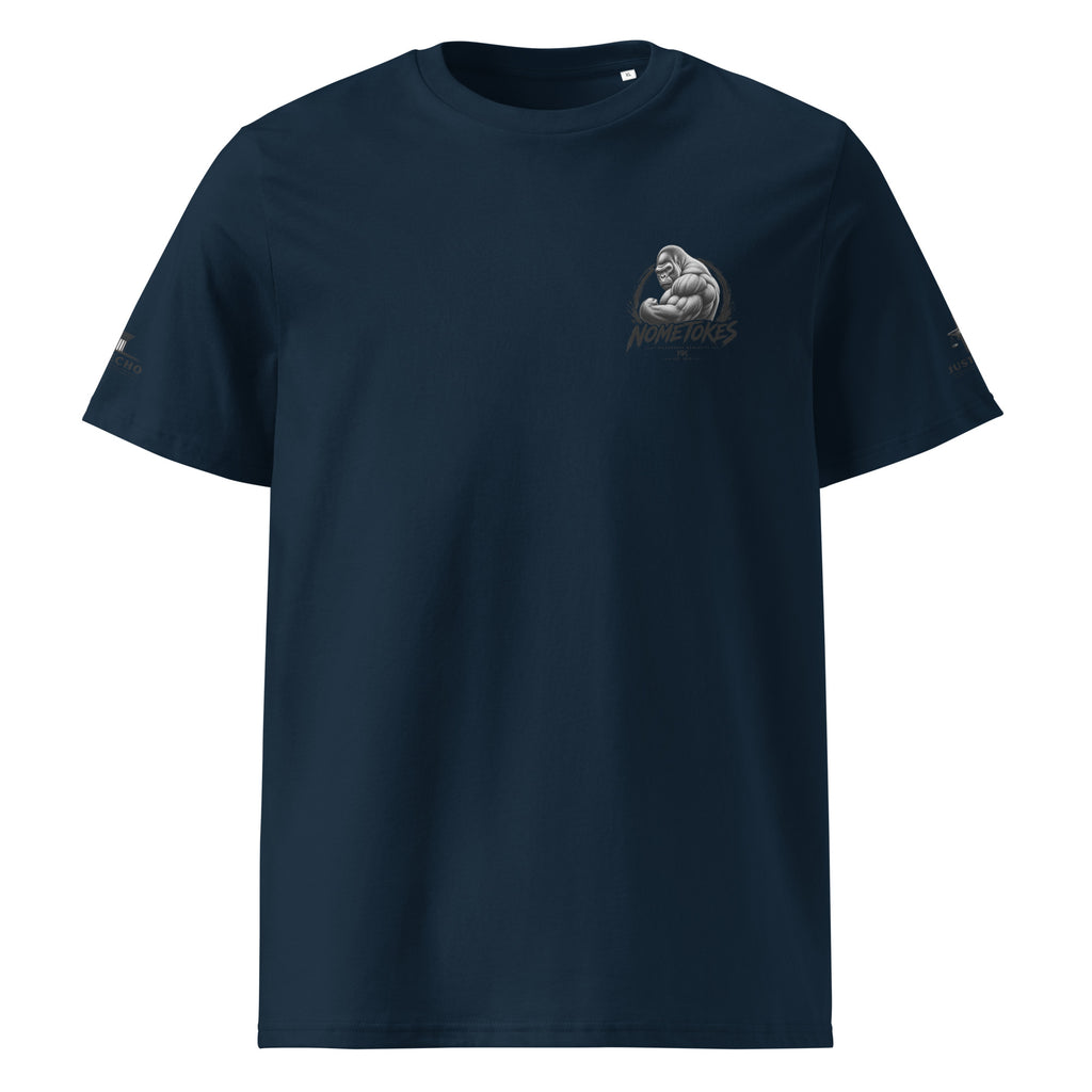 Camiseta Gran Bro Derecho & Justicia en azul marino francés, vista frontal — NMTK